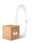 Flerpack 4x Osram LED Rör T9 Cirkulär (EM/Mains) 18.3W 2200lm - 840 Kallvit | Ersättare 32W
