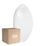 Flerpack 5x Ledvance Surface Cirkulär 350 Vit 18W 1440lm - 840 Kallvit | IP44 - Sensor - Ersättare 2x18W