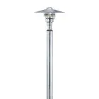Nordlux Vejers 2M Piedestallampa Galvaniserat Stål och Glas Grå | IP54 - Passande för E27