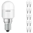 Flerpack 10x Ledvance LED Special T26 E14 Tubular Matt 2.3W 200lm - 827 Extra Varm Vit | Ersättare 20W